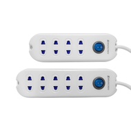 SOUNDTEOH 4Ways - 5Ways 2Pin Power Socket (Cable Cord: 2Metres)
