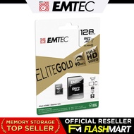 EMTEC Elite Gold MicroSD Card FULL HD U1 Class 10 32GB 64GB 128GB FlashMartSG