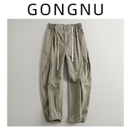 GONGNU | Retro Casual Baggy Utility Pants for Men