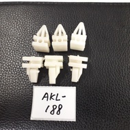 (6pcs or 5pcs AKL-188) Bumper Protector Moulding Clip for Proton Saga 8v 12v old