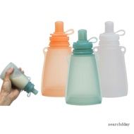 Searchdd Reusable Infants  Pouch Filler Baby Complementary  Puree Maker Squeeze  Storage Bag Breast 