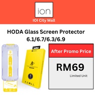 Hoda Full Tempered Glass for iPhone 16 Pro Max / 15 Pro Max / 14 Pro Max/13 Pro Max Full Screen Cove