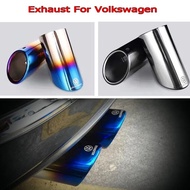 Stainless Volkswagen Car Exhaust Muffler Pipe Tip Cover For VW Jetta MK6 1.4T Polo Golf 6 Golf 7 MK7