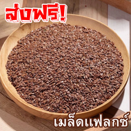 S  จัดส่งฟรี  Flax Seed เมล็ดแฟลกซ์ ออร์แกนิค เมล็ดเเฟลกซ์ เเฟลกซ์ มล็ดแฟลกซ์ สีน้ำตาล ( Organic Bro