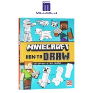 ฮาวทู Minecraft วาดปกอ่อนโดย Mojang AB หนังสือภาษาอังกฤษดั้งเดิม