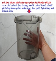 Phụ kiện vỏ lọc 603/603b/604/604B - Vỏ lọc 603/604 dùng để thay thế - phụ kiện lọc phụ cho hồ thủy s