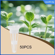 [RazecaMY] 50Pcs Hydroponic Growing Set Plant Growing Containers Grow Baskets Garden Accessories for