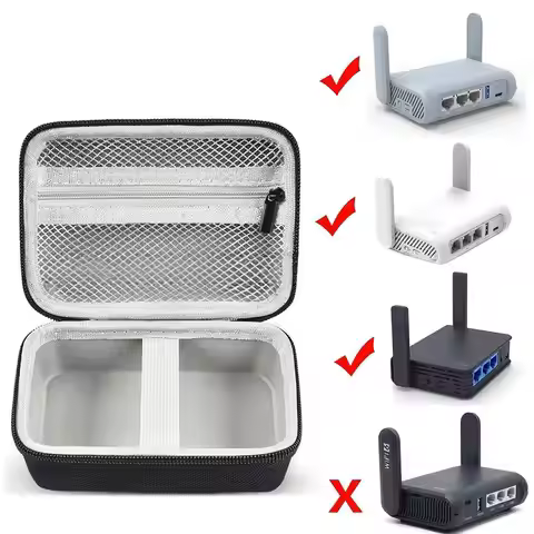 For GL SFT1200 MT3000 MT1300 A1300 AR750S Wireless Router Storage Bag Dust-proof Shockproof Portable