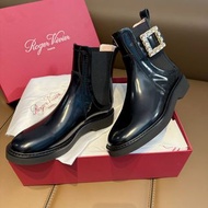 Roger vivier 側鑽扣短靴