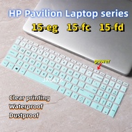 Keyboard Cover HP Pavilion 15-eh0091AU 15 Series New Silicone 15 Inch HP 15-eg0010tx 15.6 Inch Laptop Keyboard