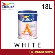ICI DULUX 18L Ambiance Pearl Glo Wall Paint (15103/White)