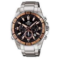{FUANCLOCK}卡西歐公司貨專門店 EDIFICE 經典三眼設計計時腕表 EFR-534D-1A9 Hot!