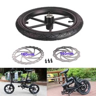 Motorcycle 16 inch Wheel 16x1.75 Tire Disc Brake Aluminum alloy Rim For Electric Scooters E-bike Fol