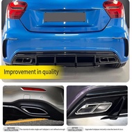 1Pair Quad Exhaust Tips Stainless Steel for Mercedes-AMG A45 W176 CLA45 C117 2013-2018 Car Accessori
