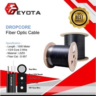 EYOTA OPTICAL FIBER CABLE DROPCORE 1 CORE 3 SLING 1000 METER 1000m 1000 meters 1km
