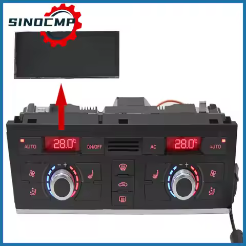 1Pcs New LCD Display Screen Air Conditioning Panel Unit Display LCD Pixel Repair For Audi A6 (4F)/Q7