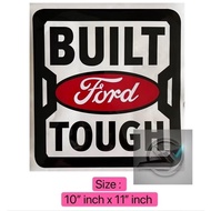 (Ready Stock)YS559# BUILD FORD TOUGH 4x4 Car Sticker