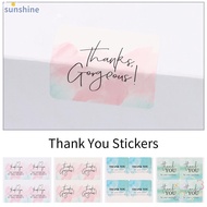 SSUNSHINE 100PCS Thank You Stickers Party Supplies Gift 4*4cm Gorgeous