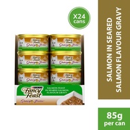 PURINA Fancy Feast Gravy Lovers Salmon in Seared Salmon Gravy Wet Cat Food (24 x 85g)