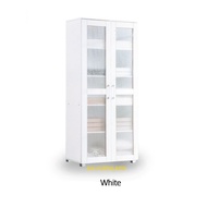 [GH Furniland]Multipurpose 2 door storage Cabinet/Almari Pameran/Display Cabinet/Almari buku