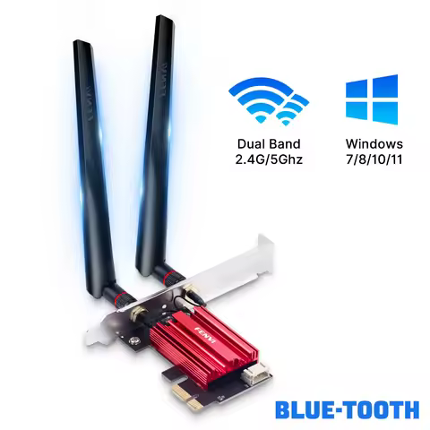fenvi 1200Mbps Wifi PCI-E Wireless Adapter Bluetooth 4.0 Dual Band 2.4G/5GHz AC1200 Network Card for