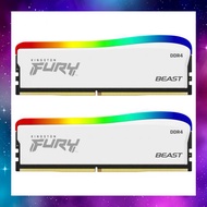 16GB (8GBx2) DDR4 3200MHz RAM (หน่วยความจำ) KINGSTON FURY BEAST DDR4 RGB SPECIAL EDITION (KF432C16BW