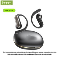 HTC NE52 OWS Earphone Full Bass Al Smart Real-Time Translation LED Digital Display Bluetooth Earphon