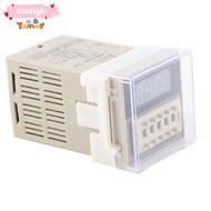 ELO11 Time Relay, DH48S-2Z 0.01S-9999H Digital Time Relay, Precision Timing 24VAC/DC LCD Display DH4