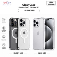 Redkey Case iphone 16 Pro Max 16 Plus Clear - Megsafe Hybrid Casing