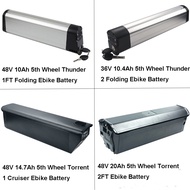 ❉Folding Ebike Battery 36V 10.4Ah 48V 10Ah 14.7Ah 20Ah Li-ion Battery for 5th Wheel Thunder 2 1F ☯c