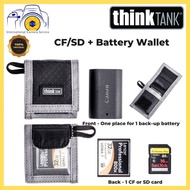Think Tank Photo CF/SD + Battery Wallet Memory Card Battery Storage Canon,Nikon Sony Olympus Camera 