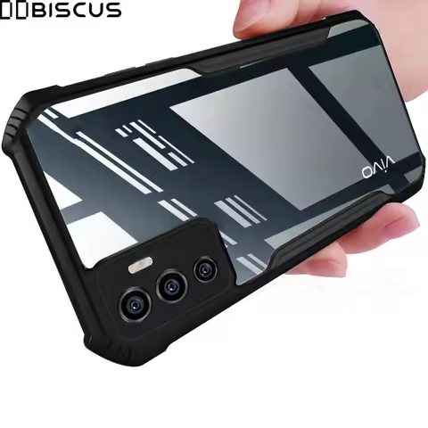 Back Clear Shockproof Soft Silicone Case For VIVO Y11S Y21 Y21S Y33S Y12 Y17 Y50 Y30 V21E V21 Y52 Y7