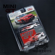 MINI GT 1:64 Civic Type R 2023 Pace Car Red LHD Diecast Model Car