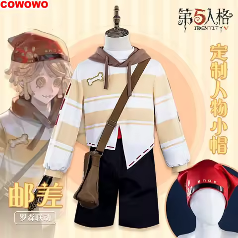 COWOWO Identity V Victor Grantz Mailman Cosplay Costume Cos Game Anime Party Uniform Hallowen Play R
