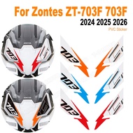 For Zontes ZT703-F ZT-703F ZT 703F 703 F Adventure Front Stickers Kits Motorcycle Accesories Protect