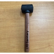 BLACK RUBBER Hammer BLACK Wooden Handle Ceramic Hammer