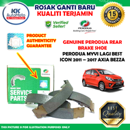 Perodua Axia Bezza 1.0 1.3 Myvi 2005 - 2017 Lagi Best Icon - Genuine Original Rear Brake Shoe Brek -