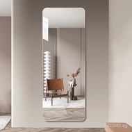 Full-Length Mirror Light Luxury Frameless Wall-Mounted Explosion-Proof Stickers Self-Adhesive Bedroo