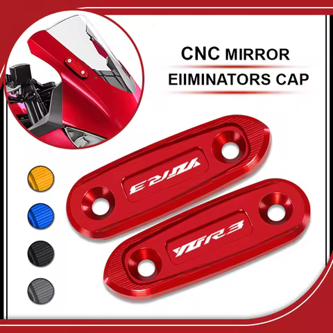 NEW For R3 r3 2019-2025 R15 r15 V3 2018-2025 Motorcycle Windscreen Driven Mirror Hole Cap Mirror Hol