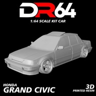 DR64 Kit Car 1/64 scale Honda Civic Grand Toyota Kijang Hotwheel/ Resin Car/ Kit