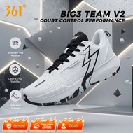 361 Degrees BIG3 TEAM V2 Men Basketball Shoes Professional Training Shoes E-Tough Technology Wrapped
