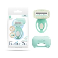 Schick Intuition Go Disposable Travel Razor for Women, 1 Count | Sensitive Razors for Women, Travel 