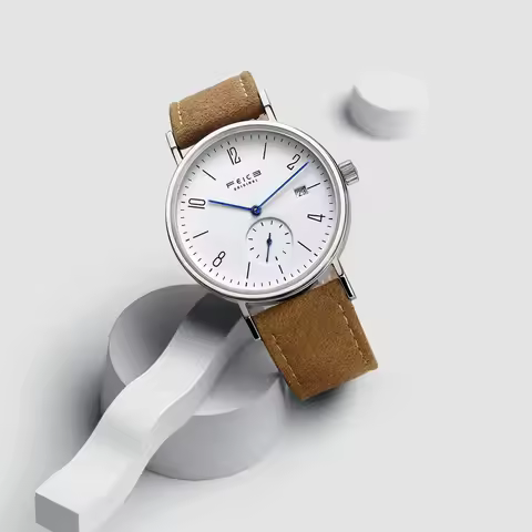 FEICE Unisex Wristwatch Bauhaus Men's Watches Automatic Mechanical Watch Stainless Steel Waterproof