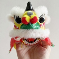 Traditional Chinese Lion Dance Puppet Ornament Doll Model Southern Lion Wake up Lion Craft Festive D