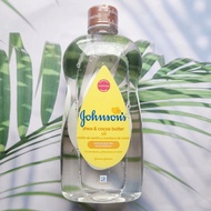เบบี้ ออยล์บำรุงผิวบอบบาง สำหรับเด็กทารก Shea & Cocoa Butter Oil 591 mL (Johnsons Baby®)