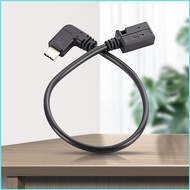 RUN 90 Degree Type C to Mini USB Extension Cable Mini USB Female to USB C Male