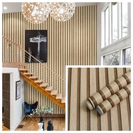 1 Cuộn Giấy Dán Tường Vân Gỗ Dễ Xé 17,7in X39,3/118,1/196,8in Thiết Kế Bảng Nâu Không Cần Loại Bỏ Dư