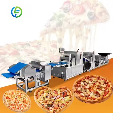 Customized Best Ligne De Cheese Pizza Base Maker Machine Fully Automatic Small Frozen Pizza Producti