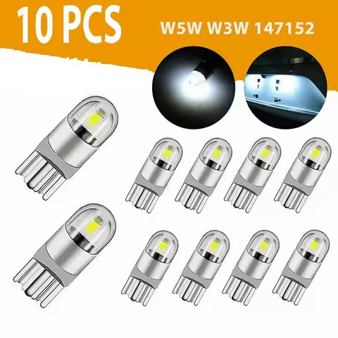 10PCS Ruiandsion T10 194 W5W LED Bulbs 3030 2SMD Canbus Car License Plate Lamp Dome Read DRL Bulb St