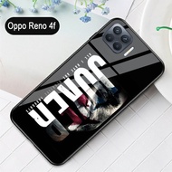 Softcase Glass Kaca Joker OPPO RENO 4 F -S23 - Casing Hp - OPPO RENO 4F - Pelindung hp-Case Handphon
